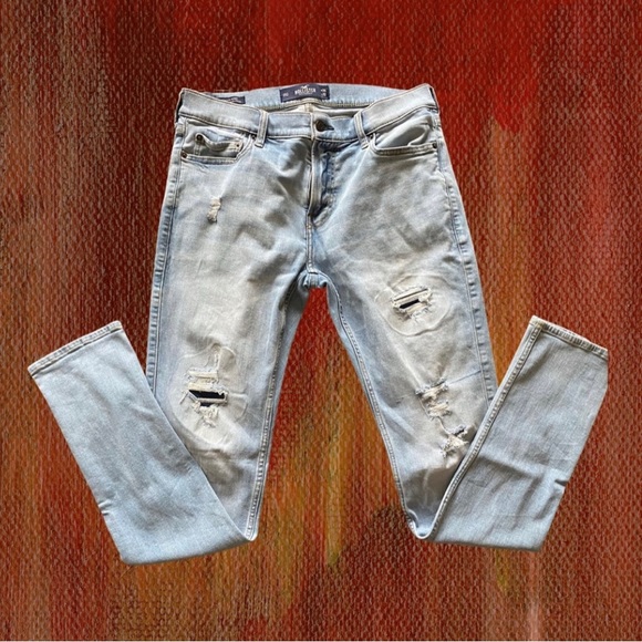 Hollister Other - HOLLISTER Men’s Distressed Skinny Jeans